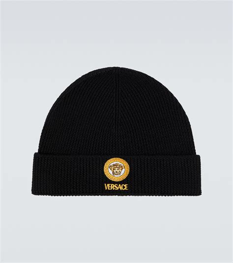 versace beanies replica|Versace men's cap.